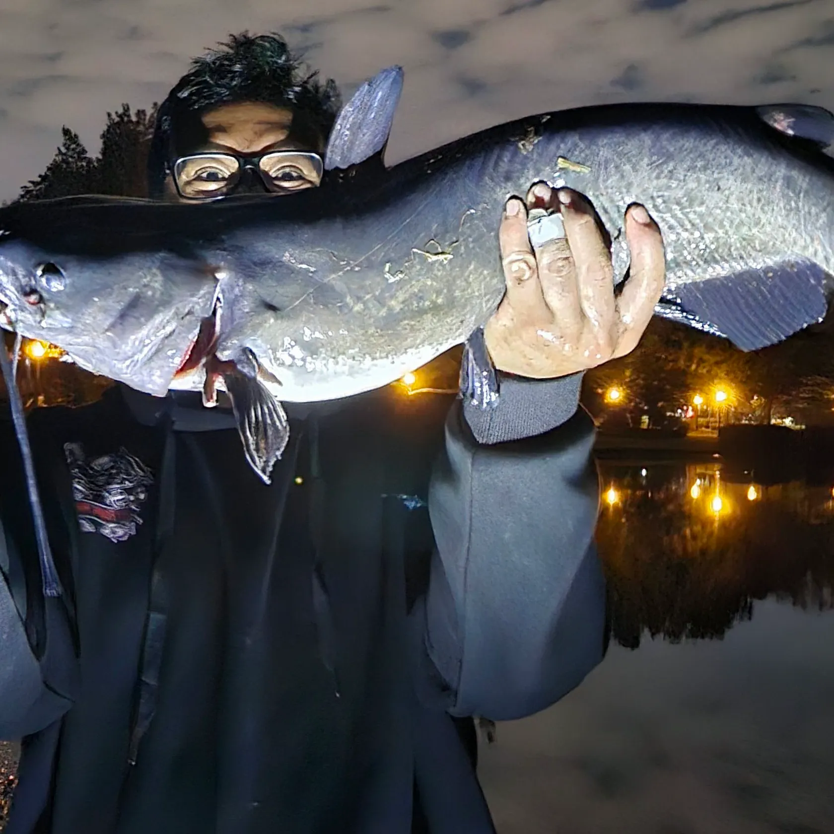 Channel catfish caught on Fishbrain