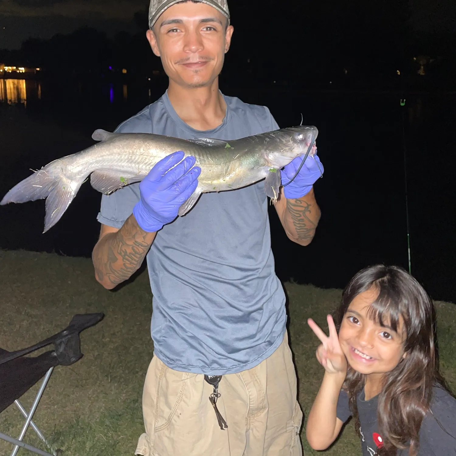 Channel catfish caught on Fishbrain