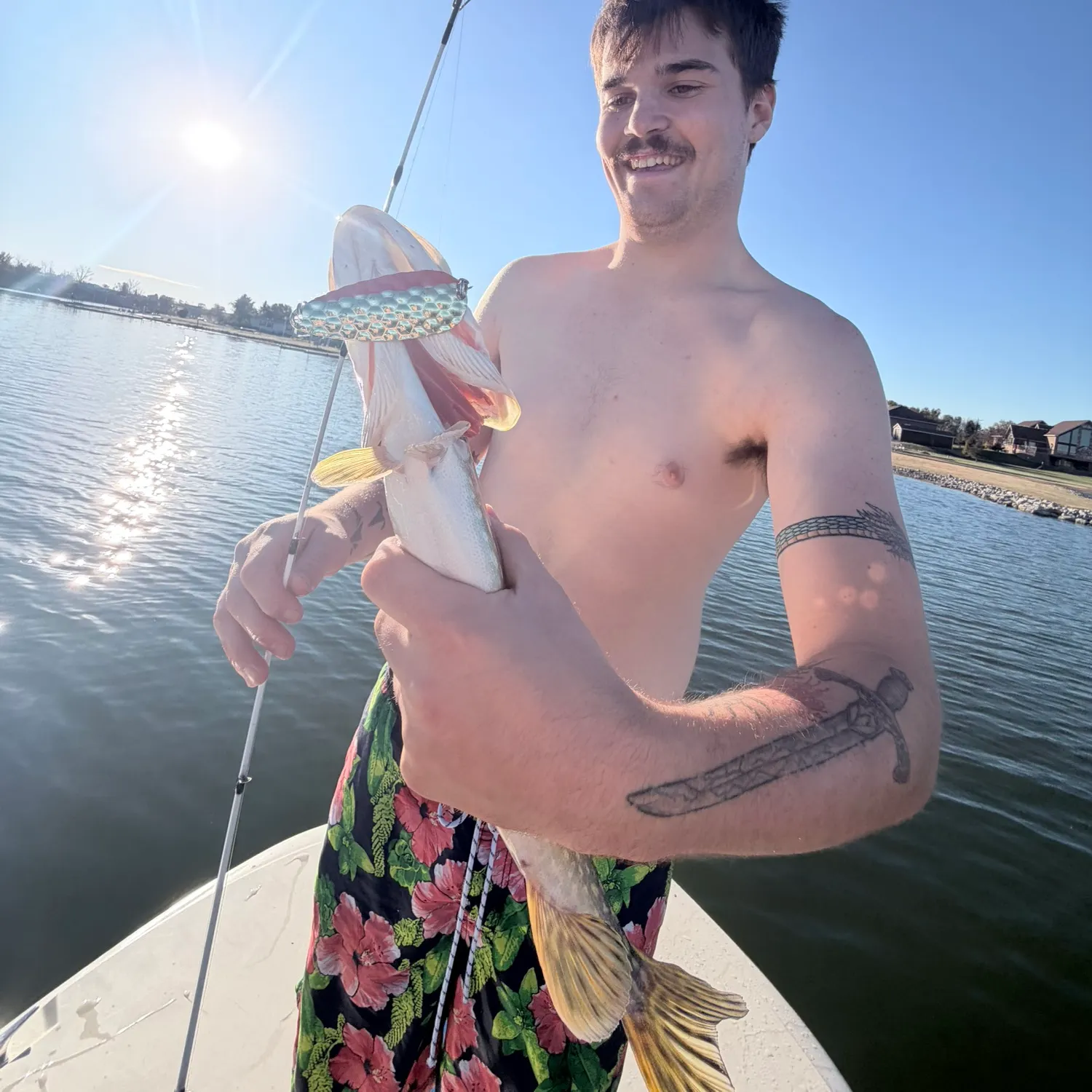 Northern pike caught on Fishbrain