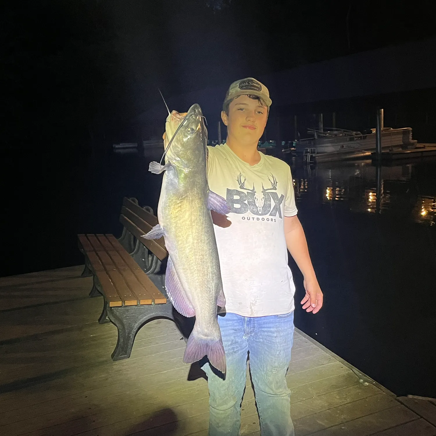 Channel catfish caught on Fishbrain