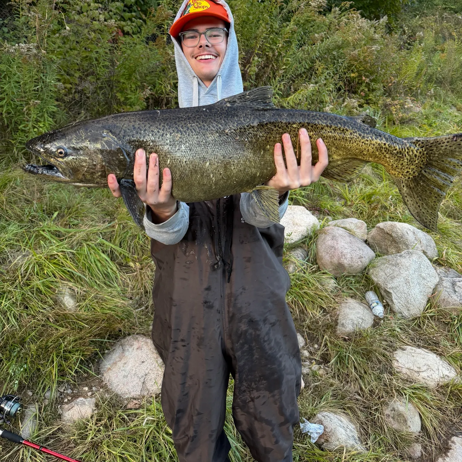 Chinook salmon caught on Fishbrain