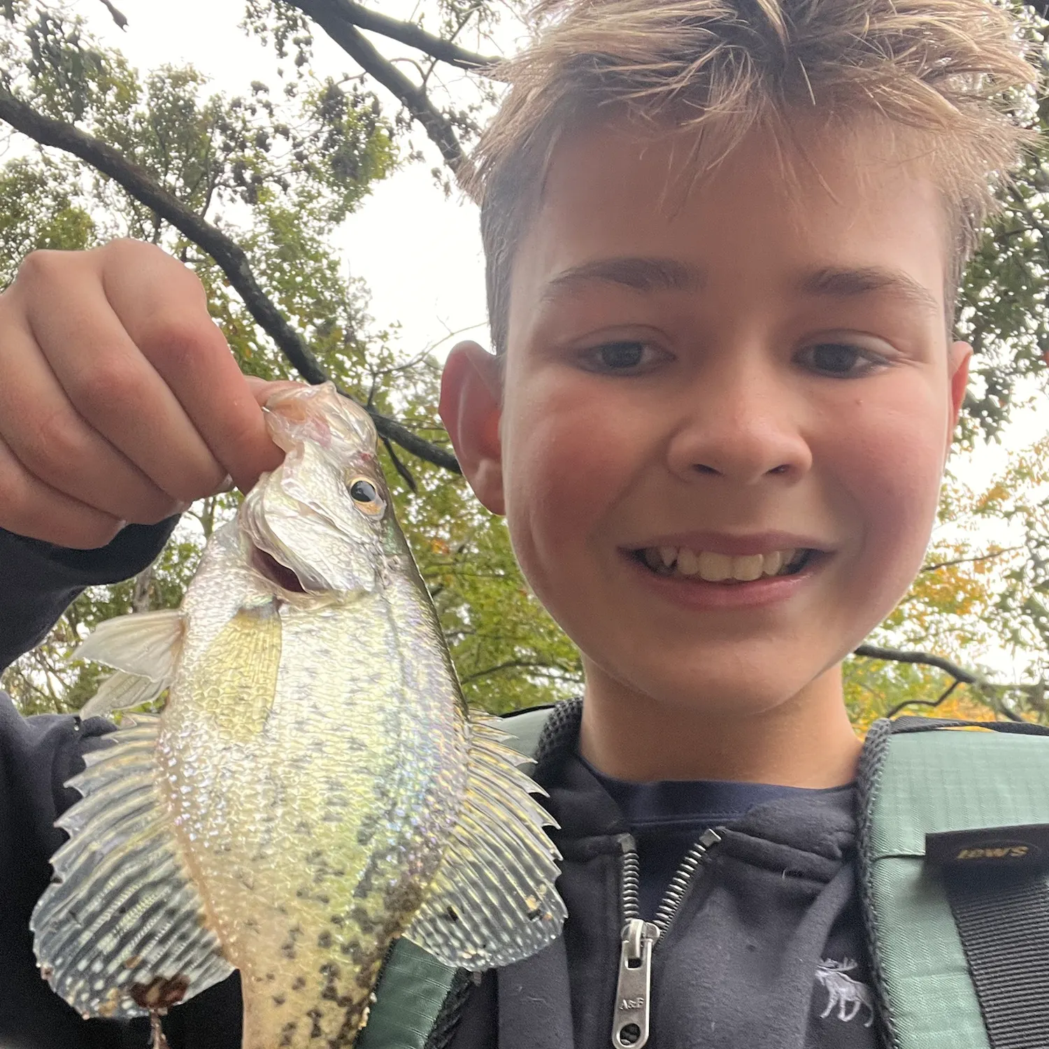 White crappie caught on Fishbrain