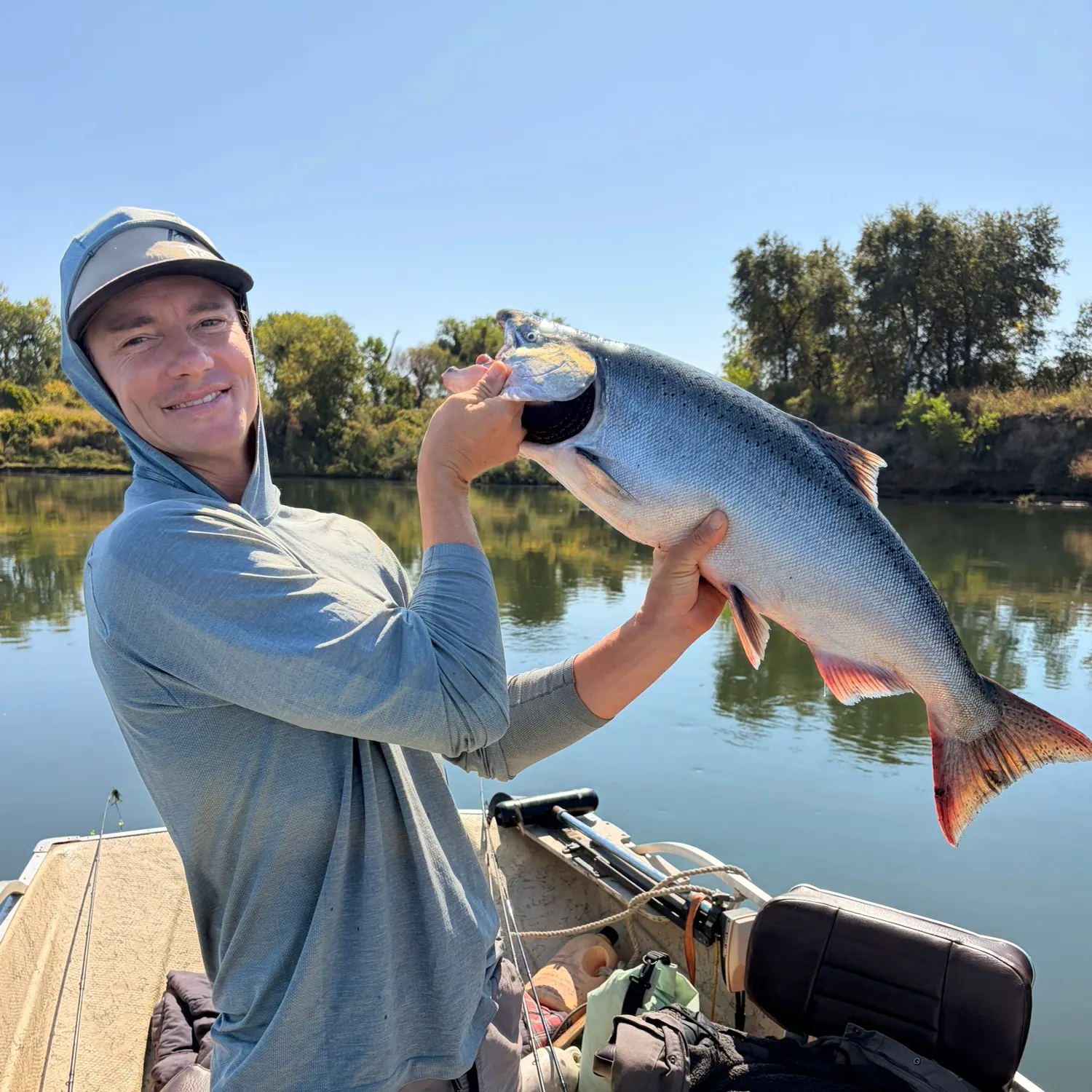 Chinook salmon caught on Fishbrain