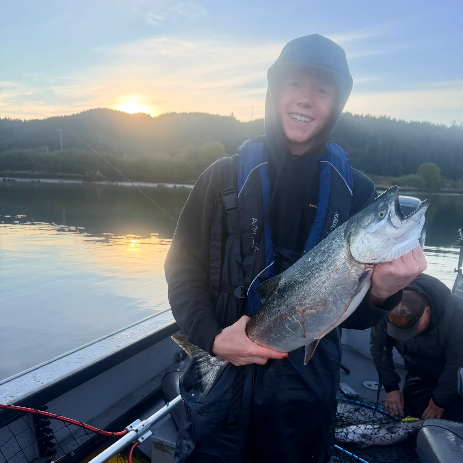 Chinook salmon caught on Fishbrain