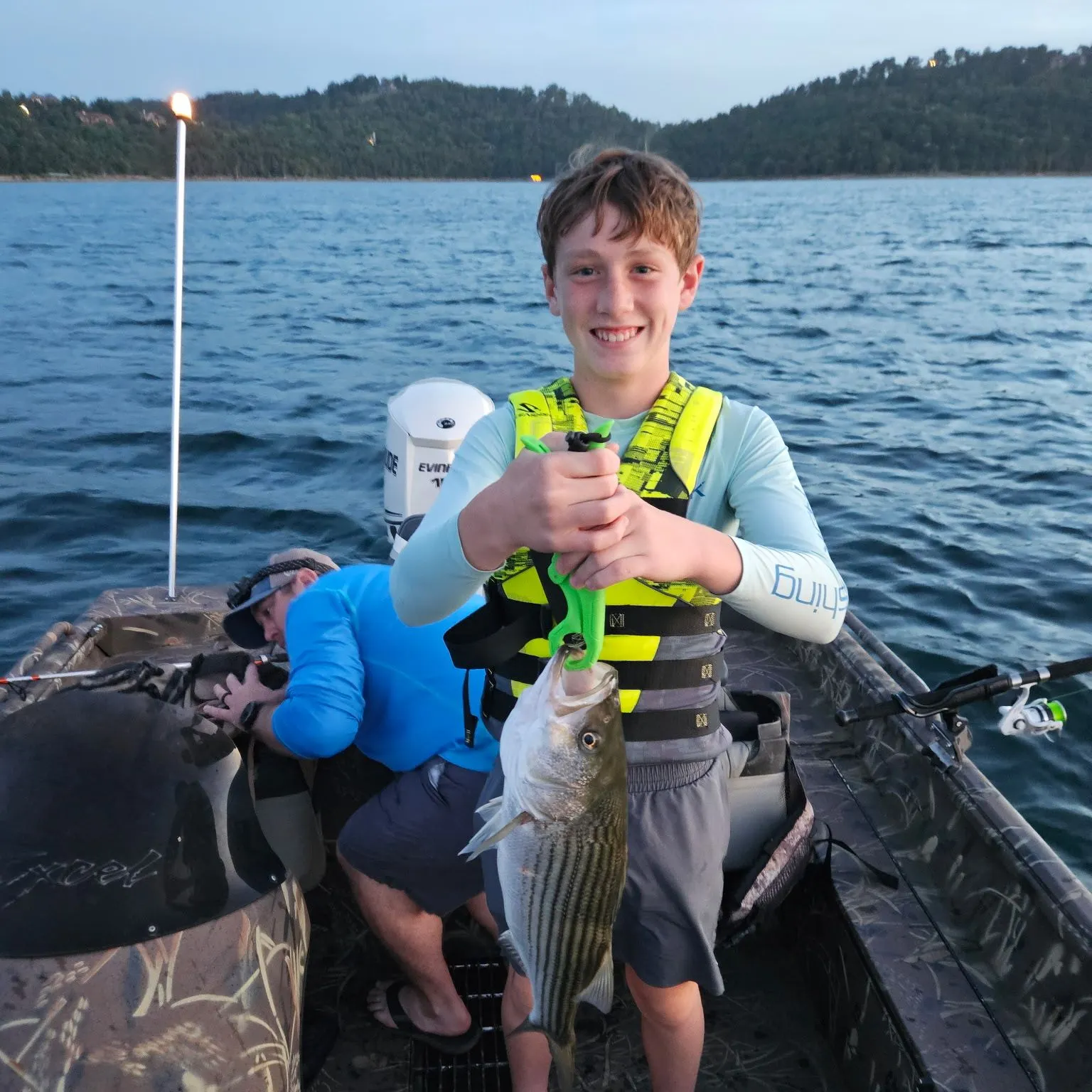 Striped bass caught on Fishbrain