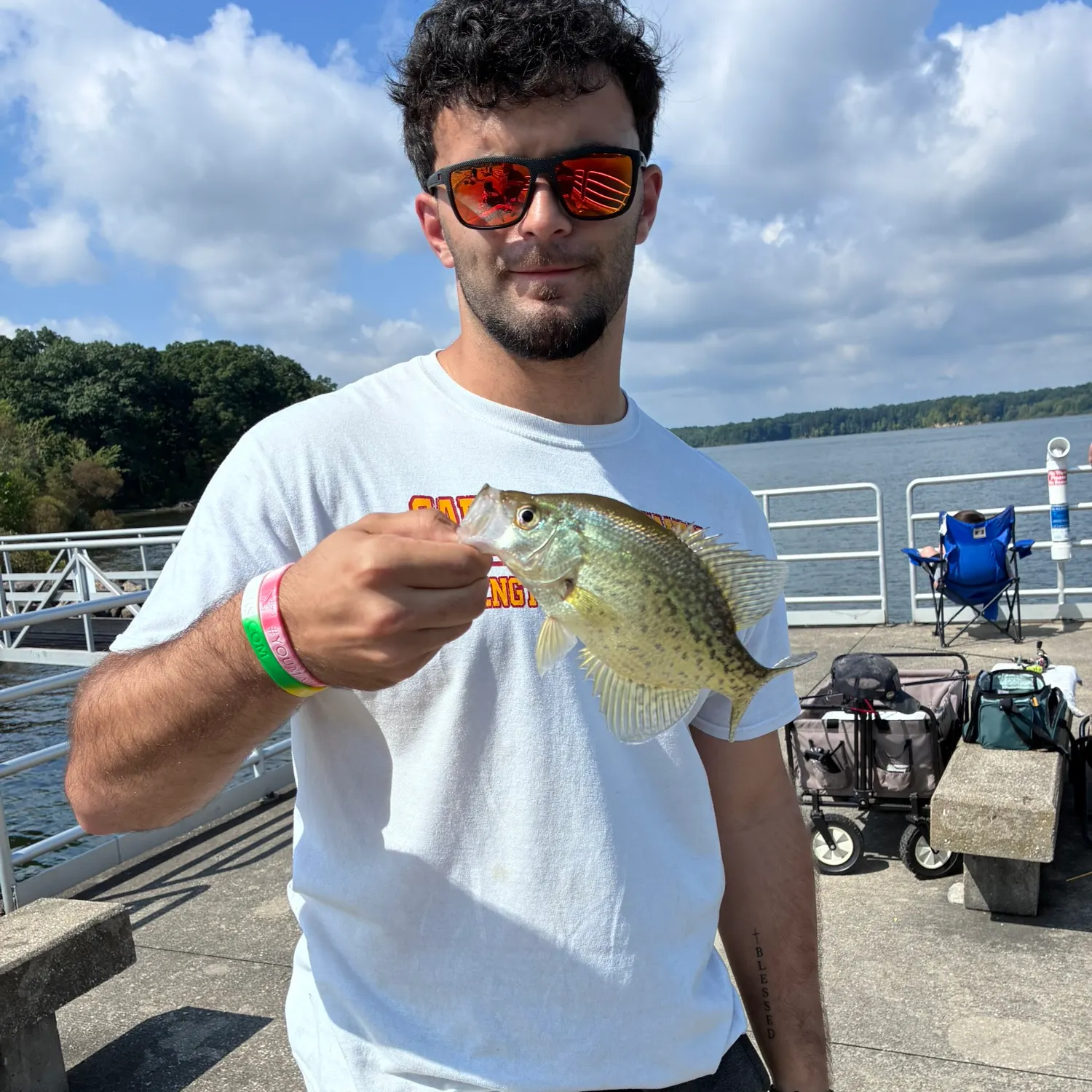 Black crappie caught on Fishbrain