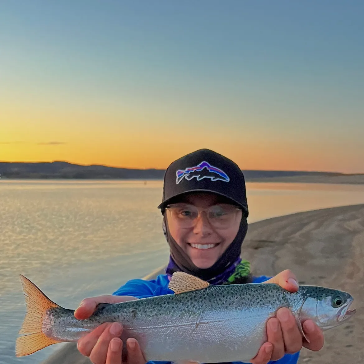 Rainbow trout caught on Fishbrain