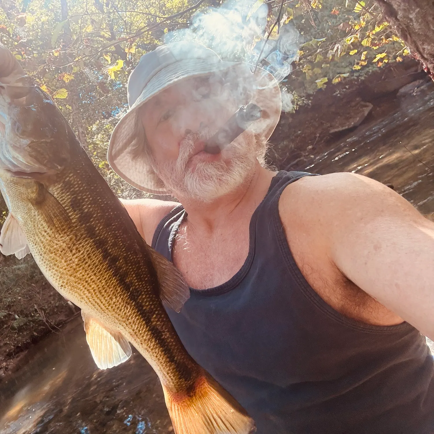Spotted bass caught on Fishbrain