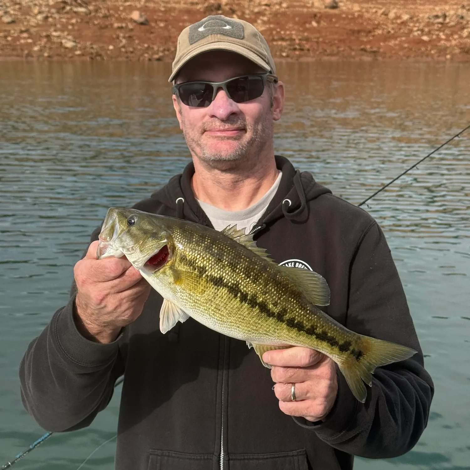 Spotted bass caught on Fishbrain