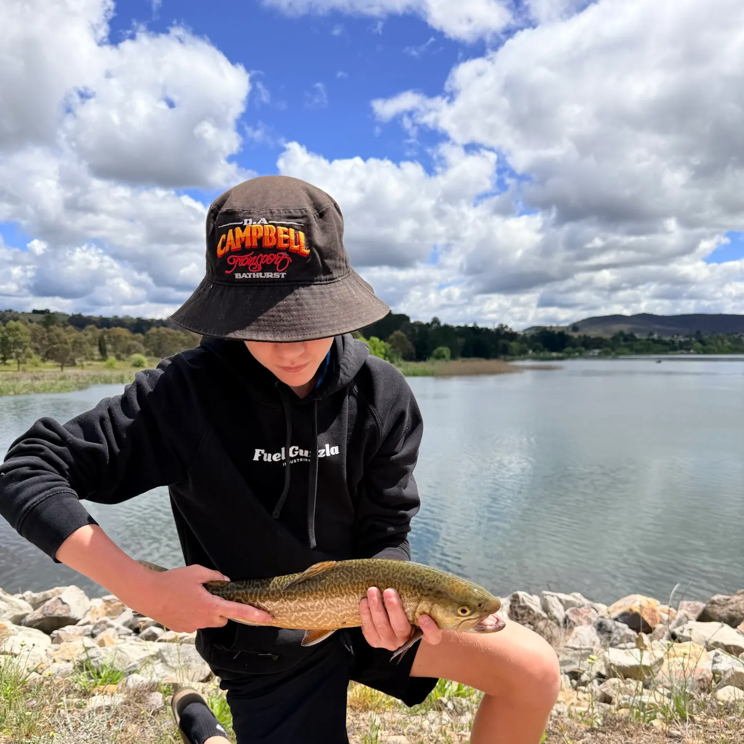 Tiger trout caught on Fishbrain