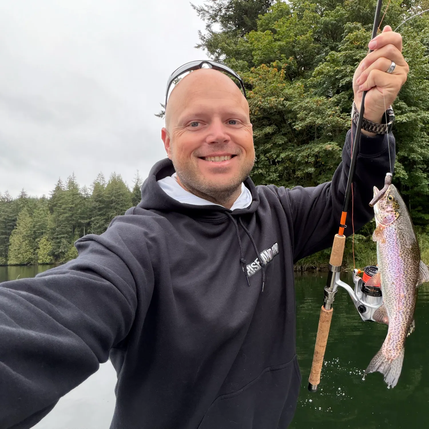 Rainbow trout caught on Fishbrain