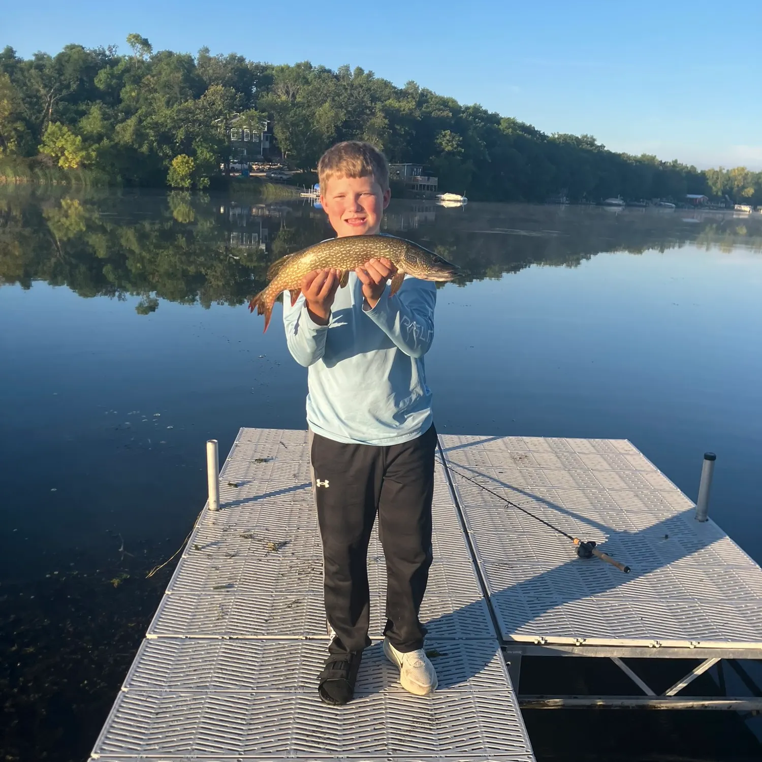 Northern pike caught on Fishbrain