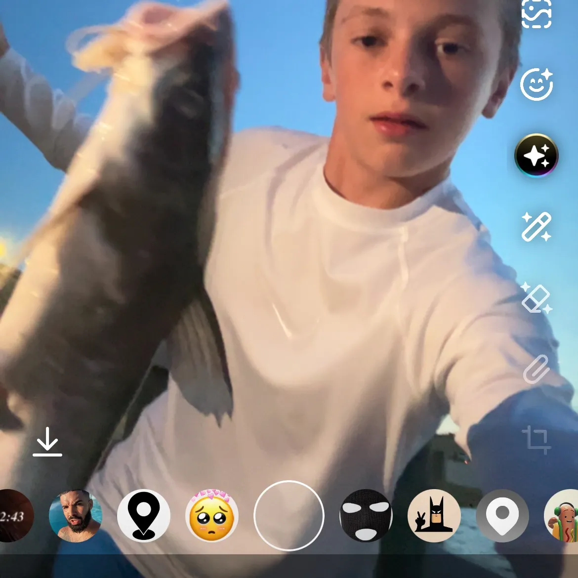 recently logged catches