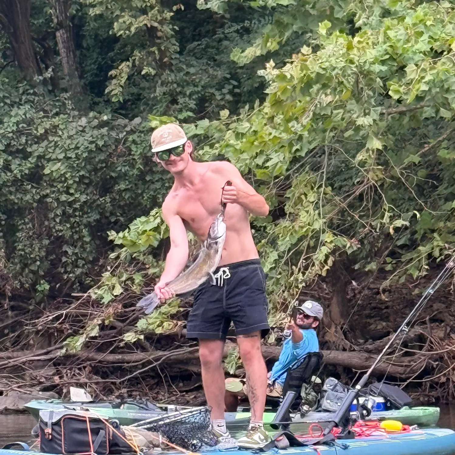 Channel catfish caught on Fishbrain