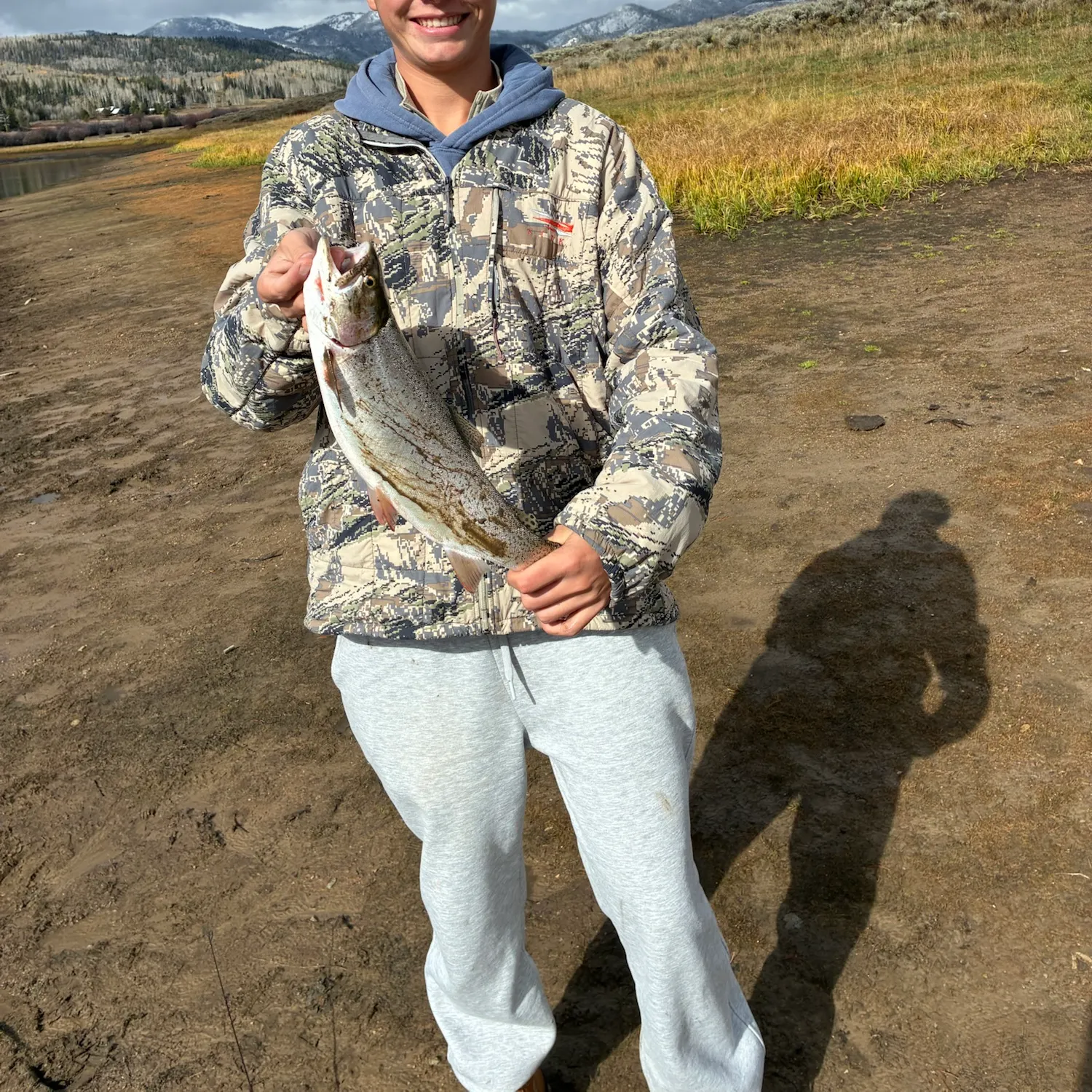 Rainbow trout caught on Fishbrain