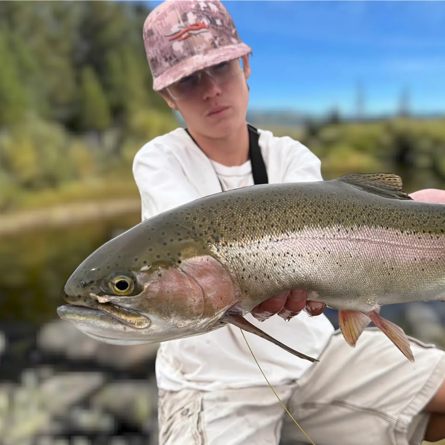 Rainbow trout caught on Fishbrain