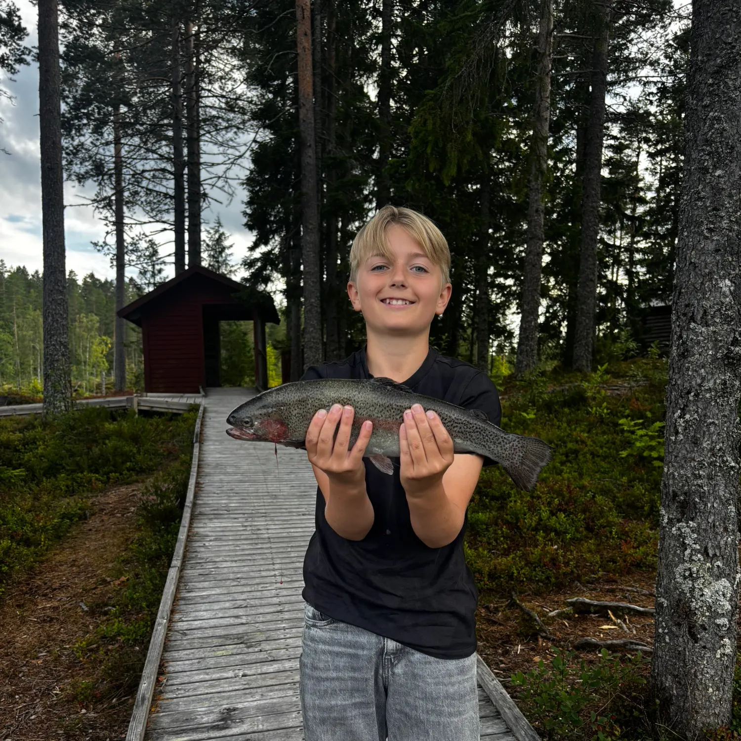 Rainbow trout caught on Fishbrain