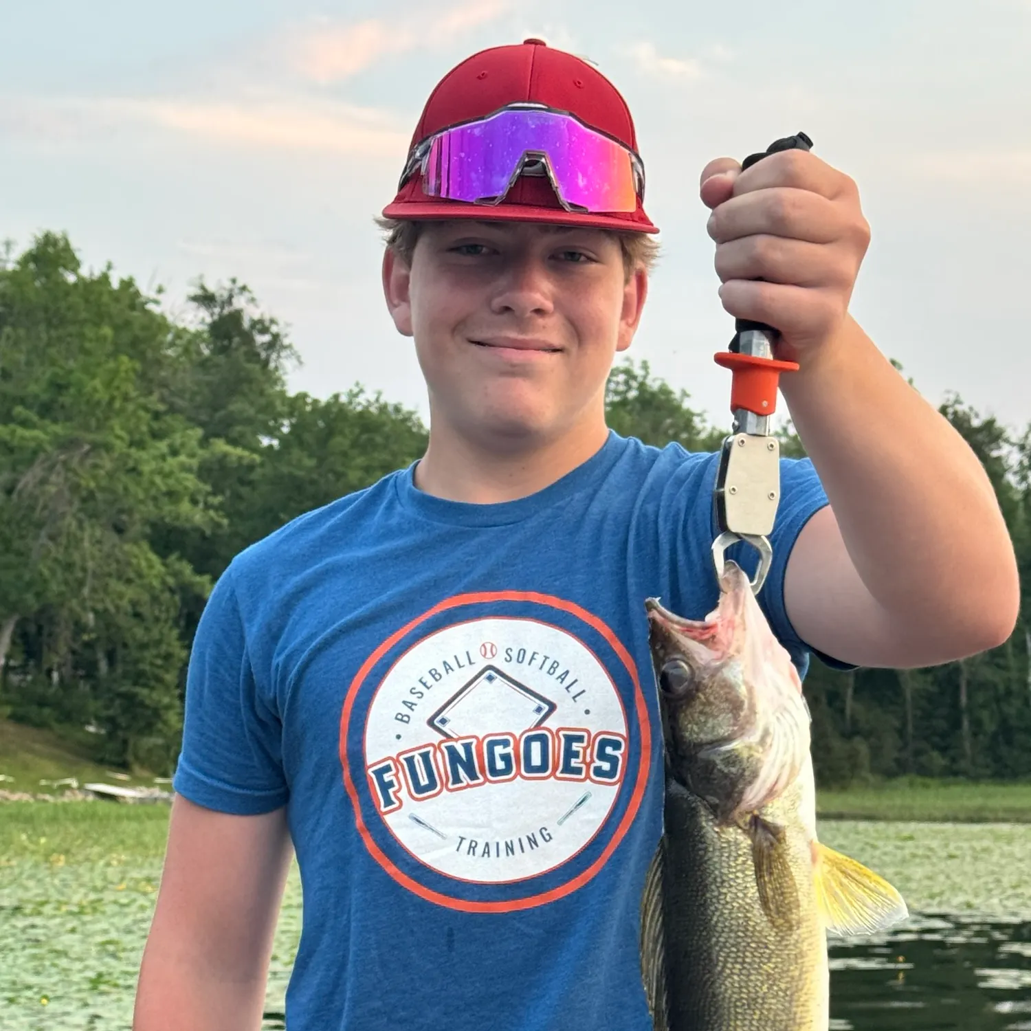 Walleye caught on Fishbrain
