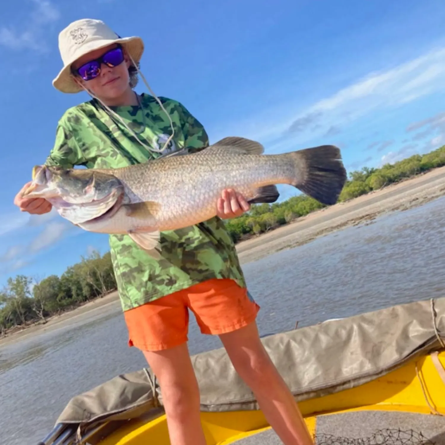 Barramundi caught on Fishbrain