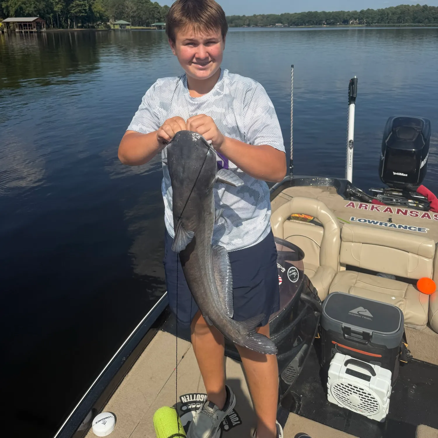 Blue catfish caught on Fishbrain