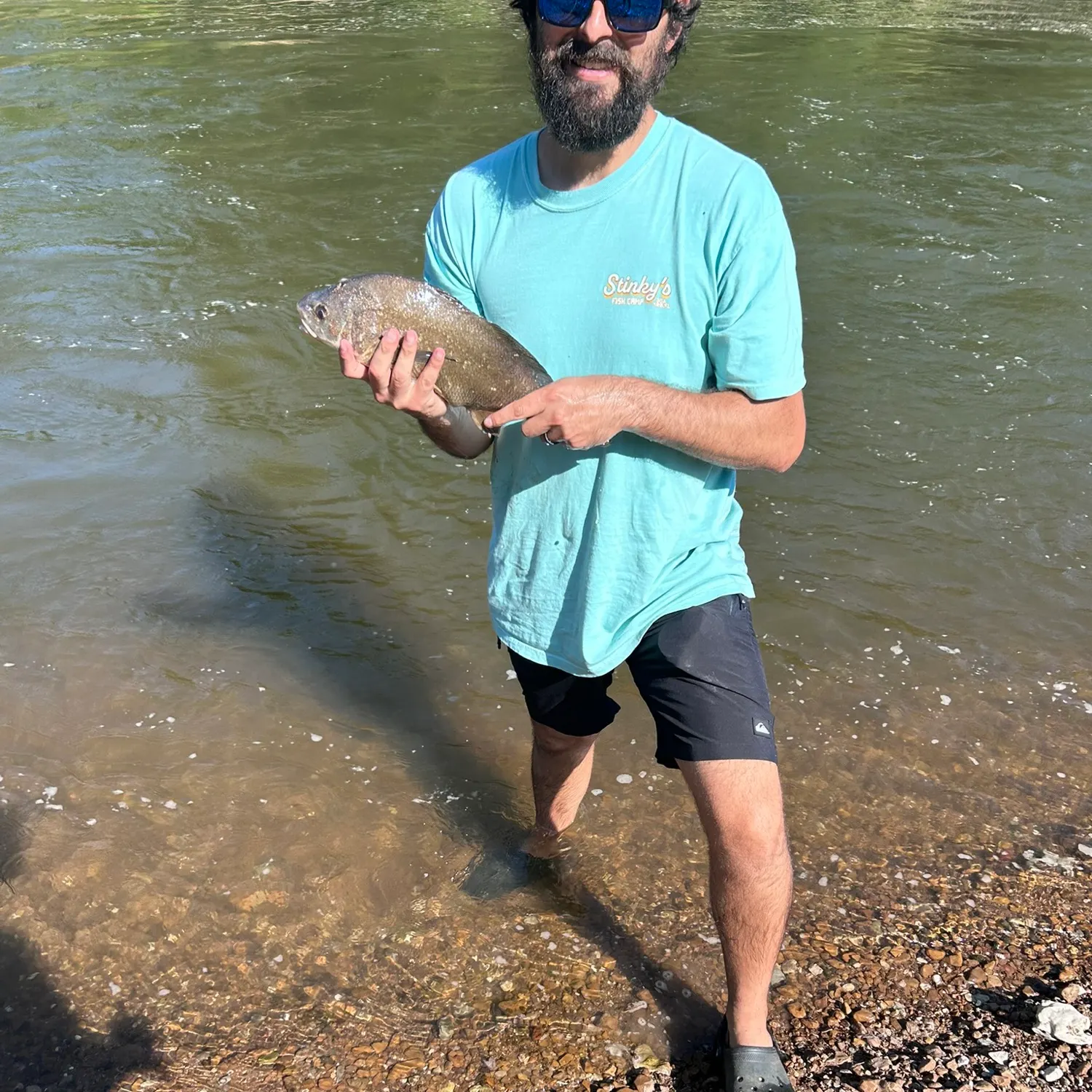 Freshwater drum caught on Fishbrain
