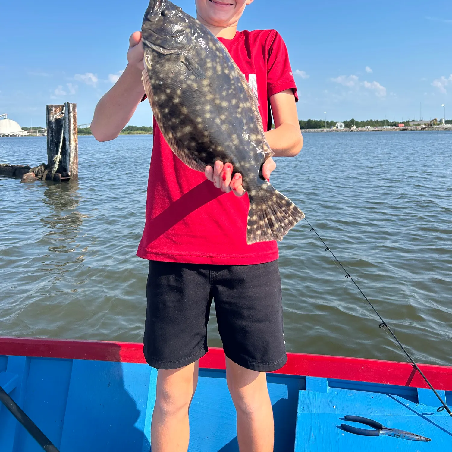 Summer flounder caught on Fishbrain
