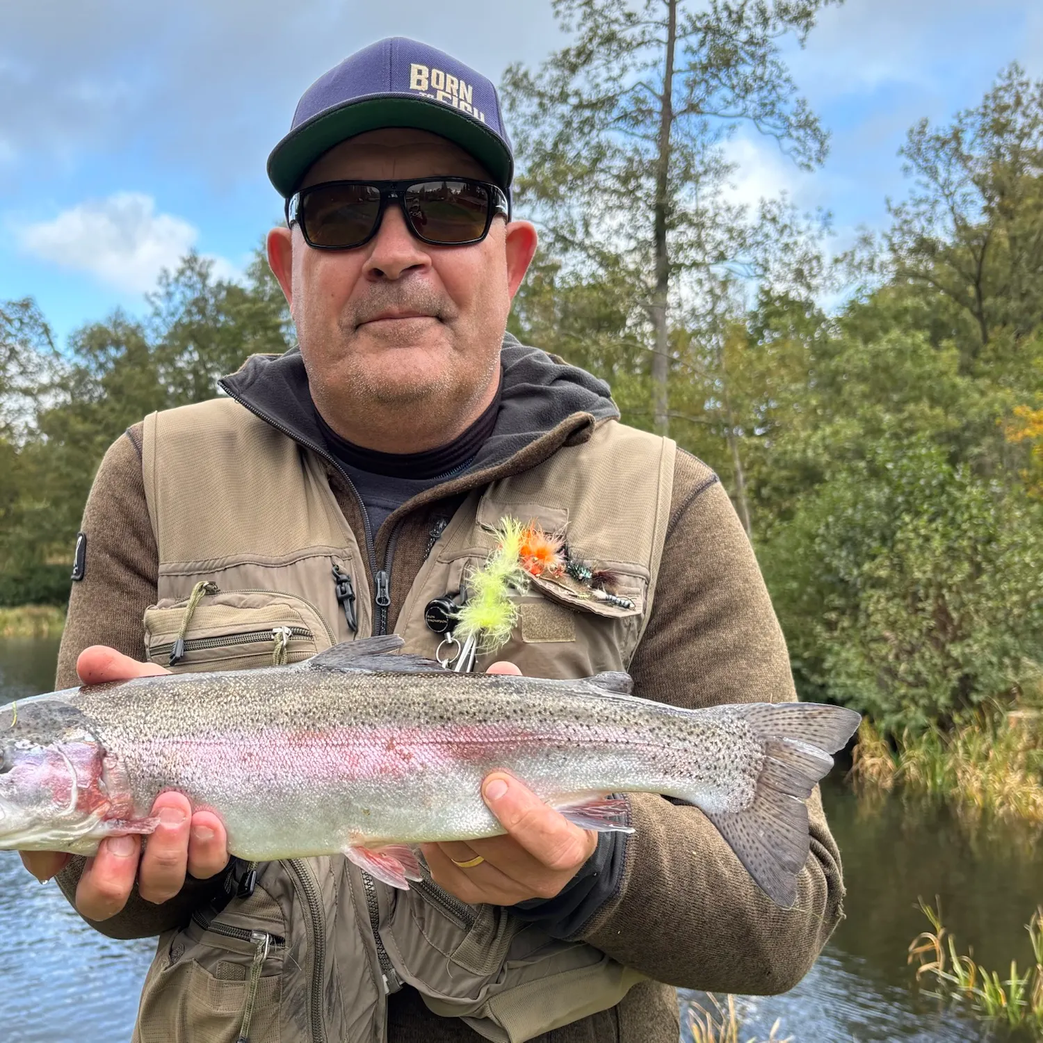 Rainbow trout caught on Fishbrain