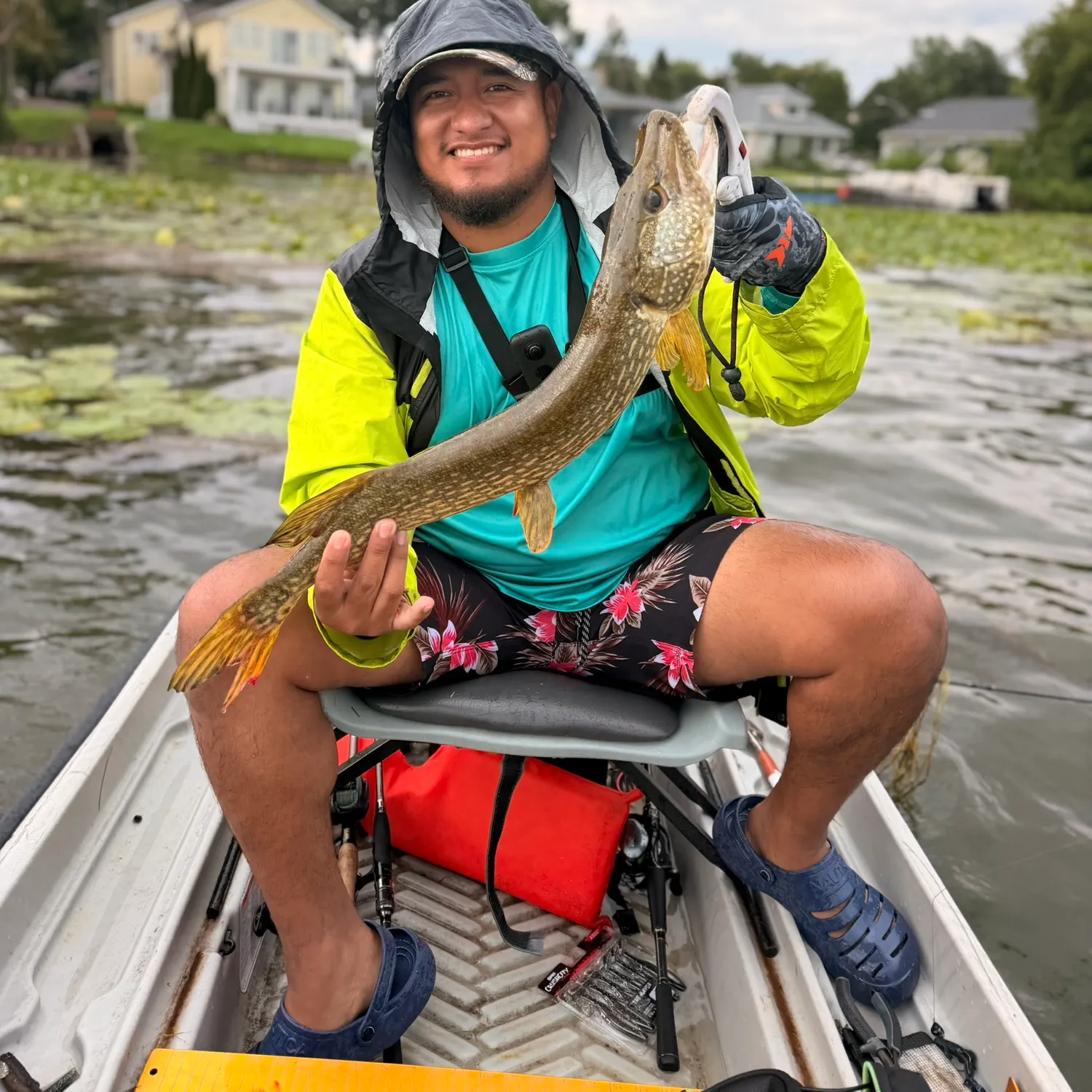 Northern pike caught on Fishbrain