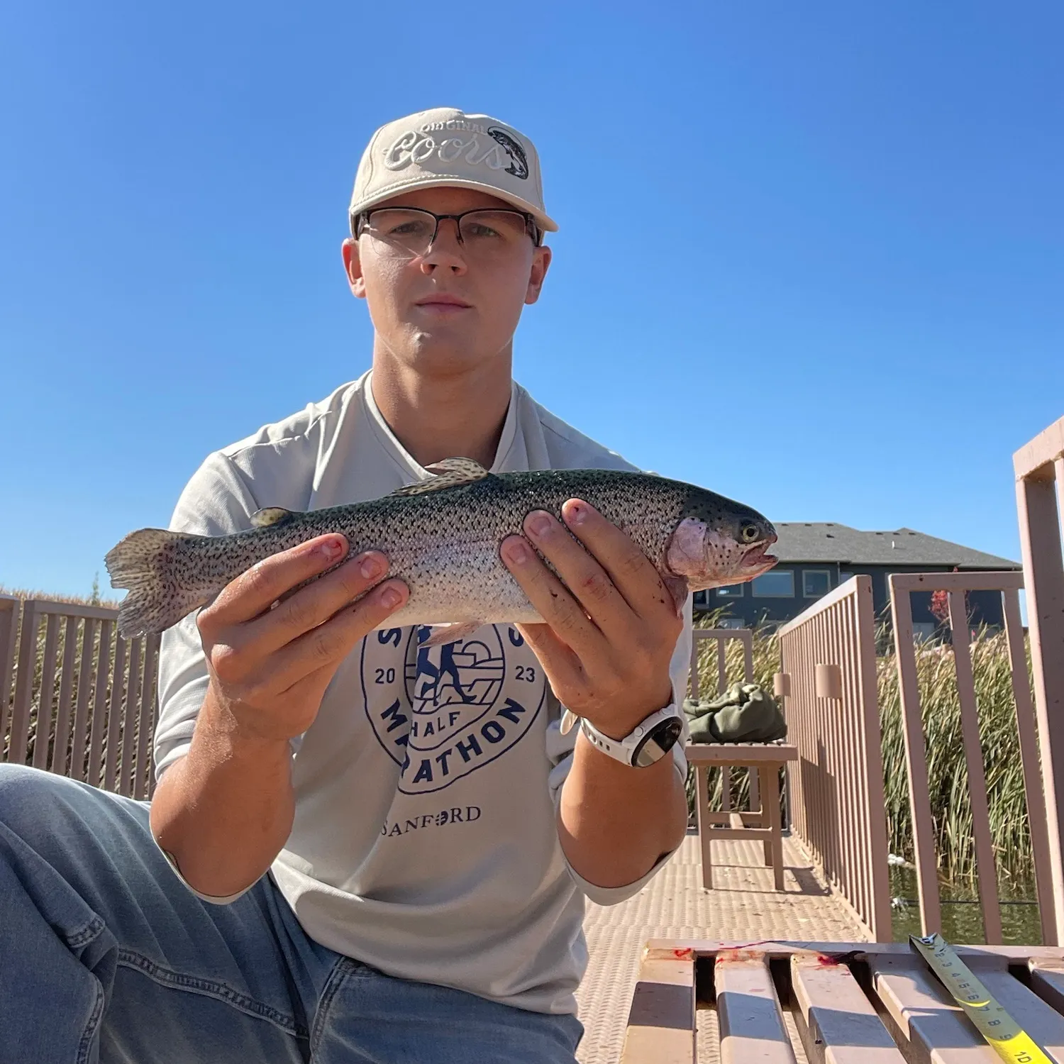 Rainbow trout caught on Fishbrain