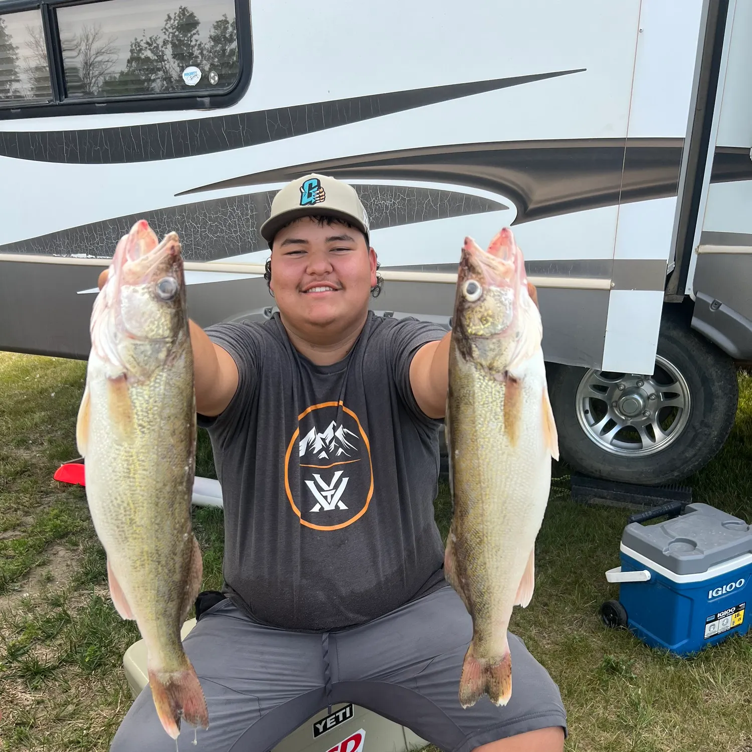 Walleye caught on Fishbrain