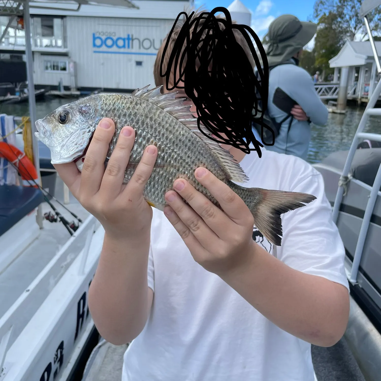 Surf bream caught on Fishbrain