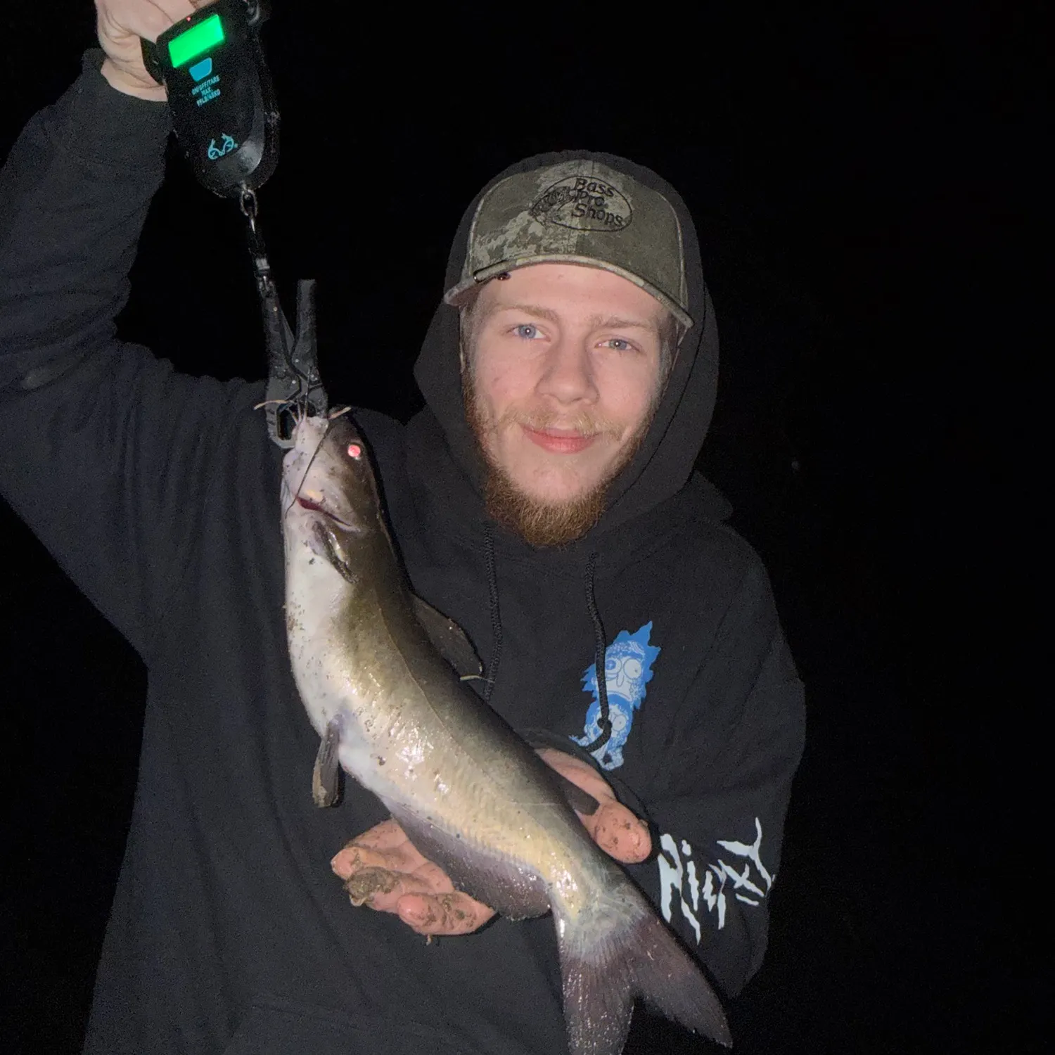 Channel catfish caught on Fishbrain