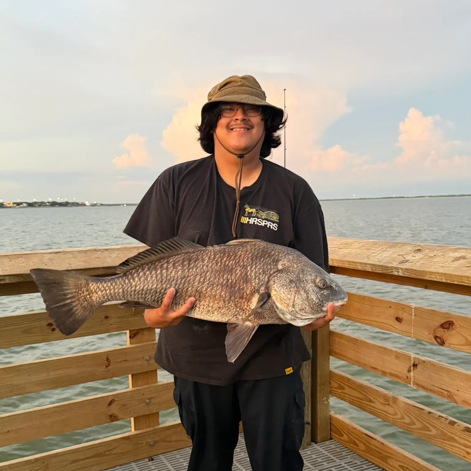 Black drum caught on Fishbrain