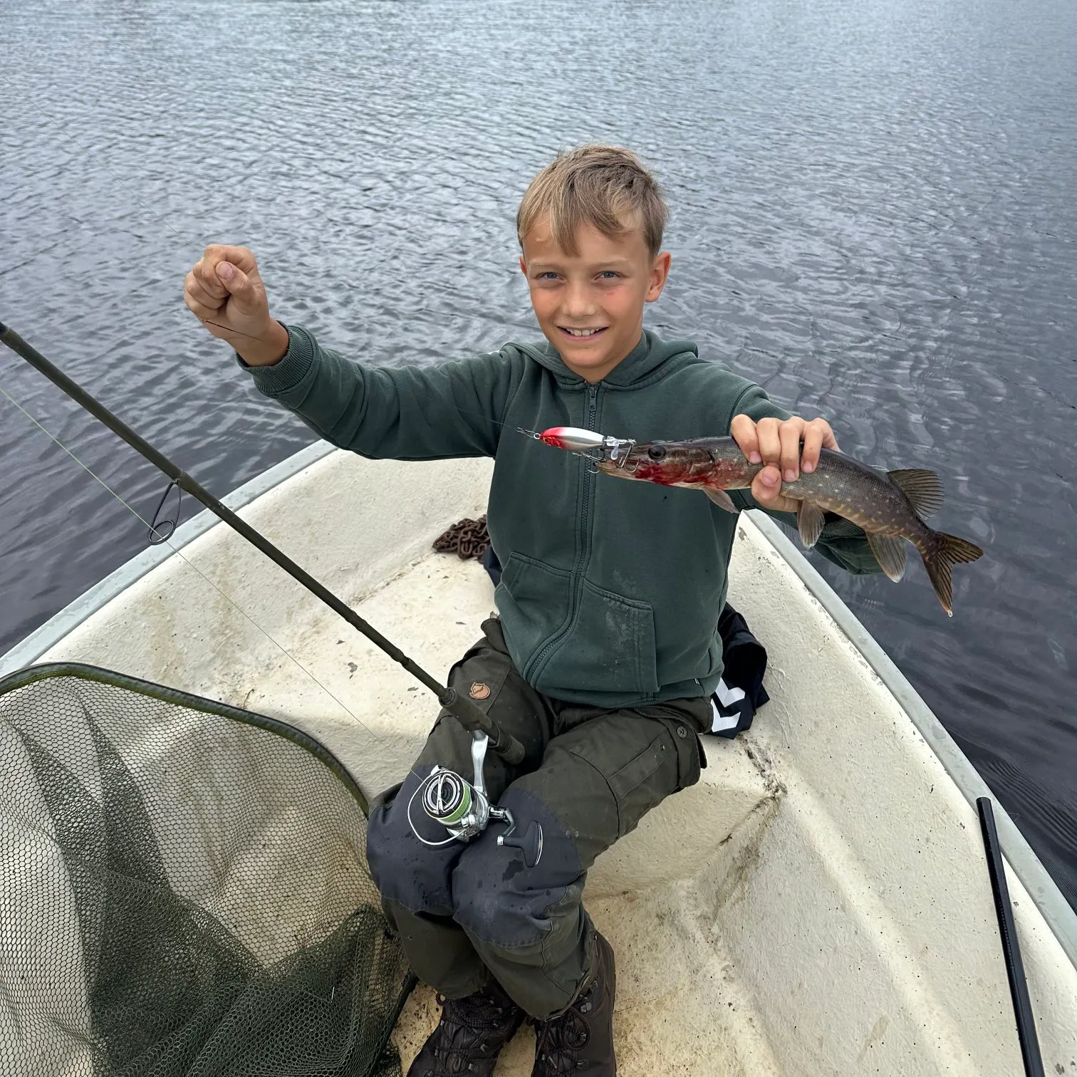 Northern pike caught on Fishbrain