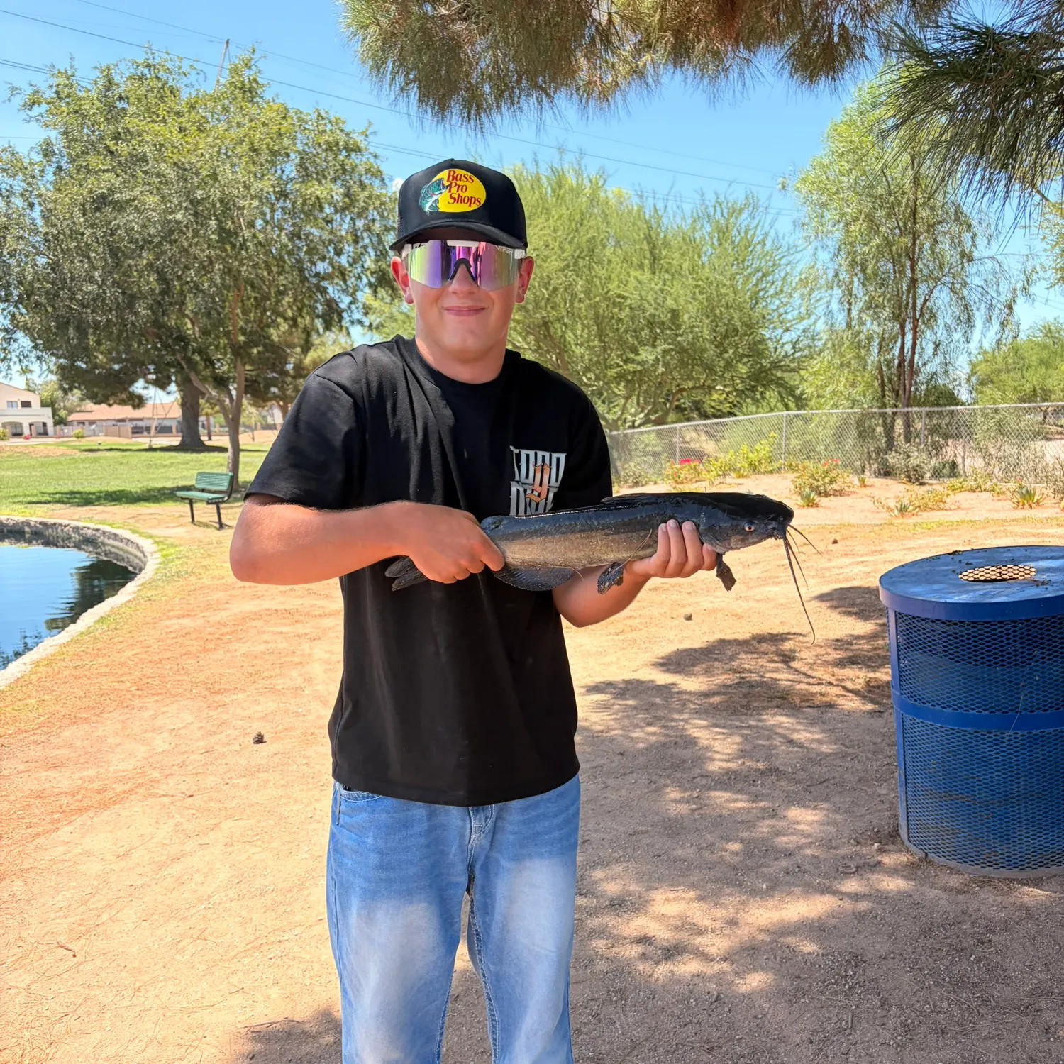 Channel catfish caught on Fishbrain