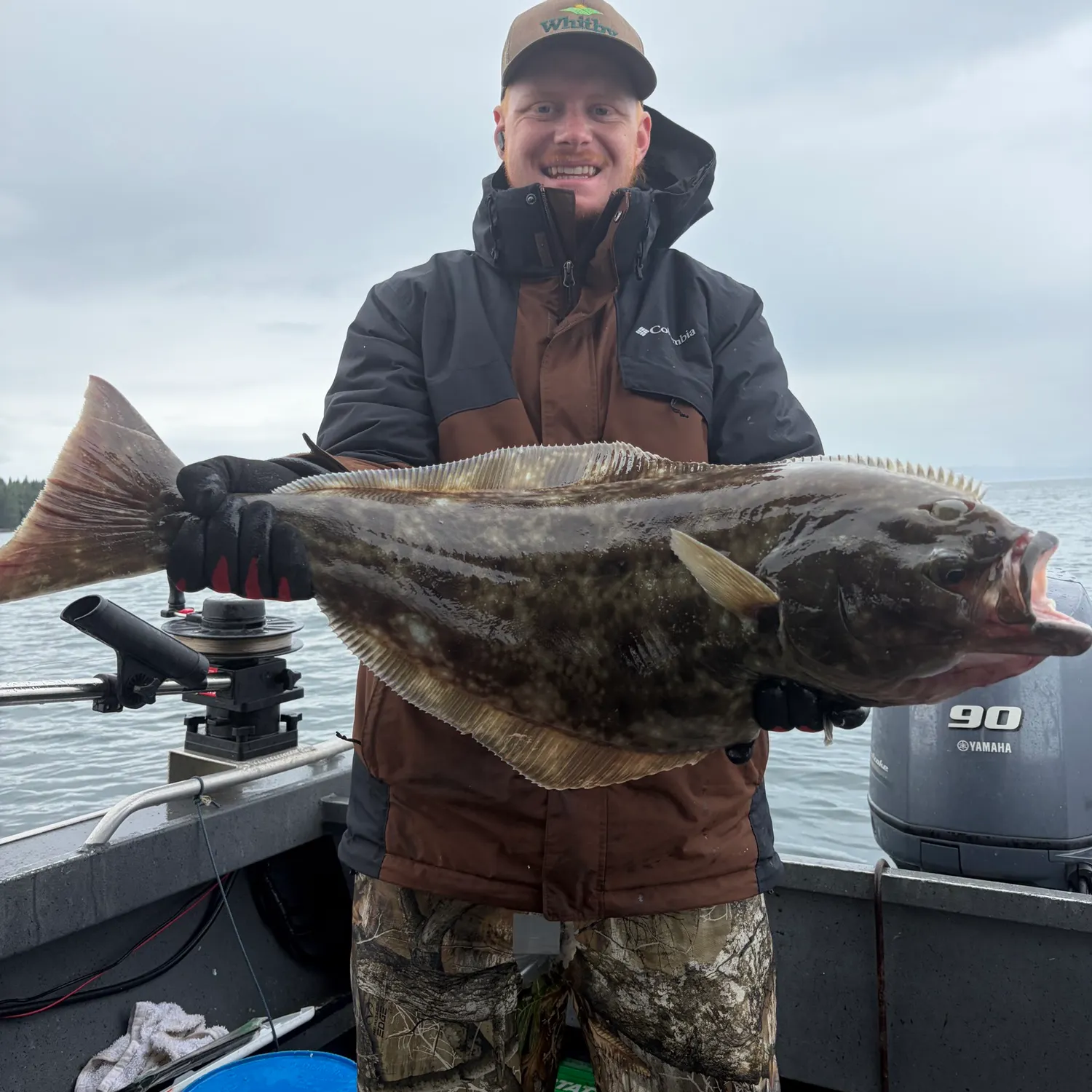 Pacific halibut caught on Fishbrain