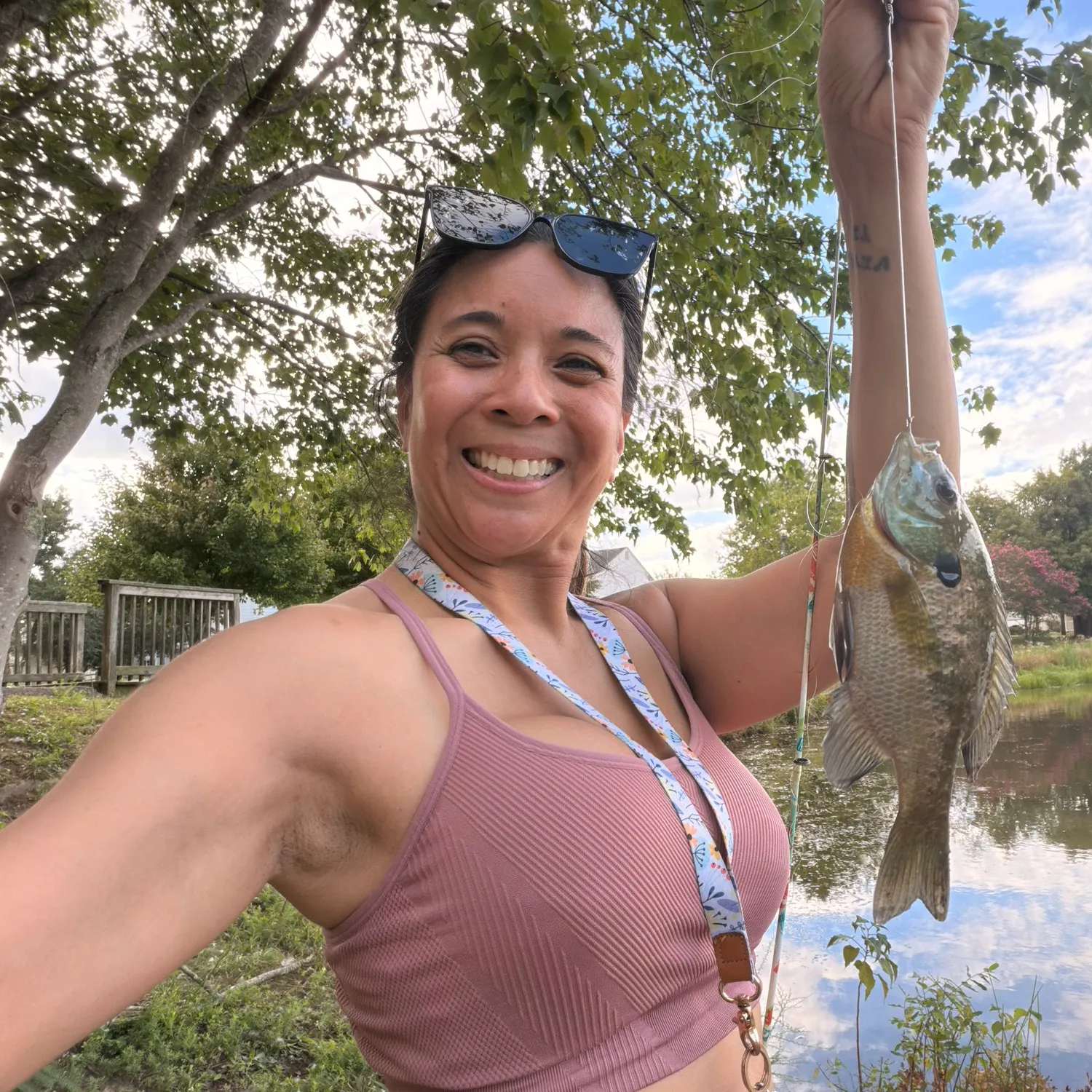 Bluegill caught on Fishbrain