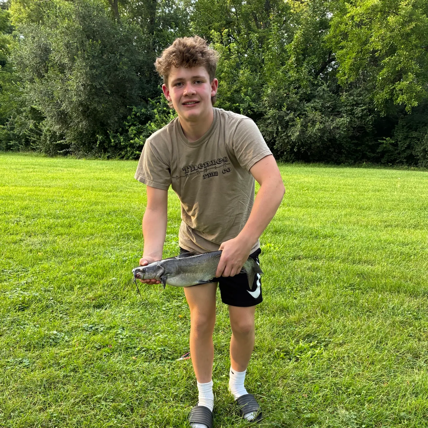 Channel catfish caught on Fishbrain