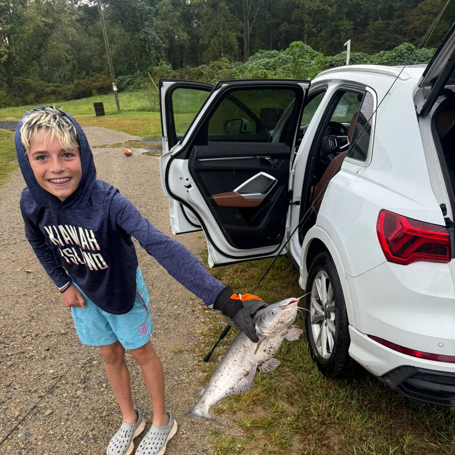 Channel catfish caught on Fishbrain