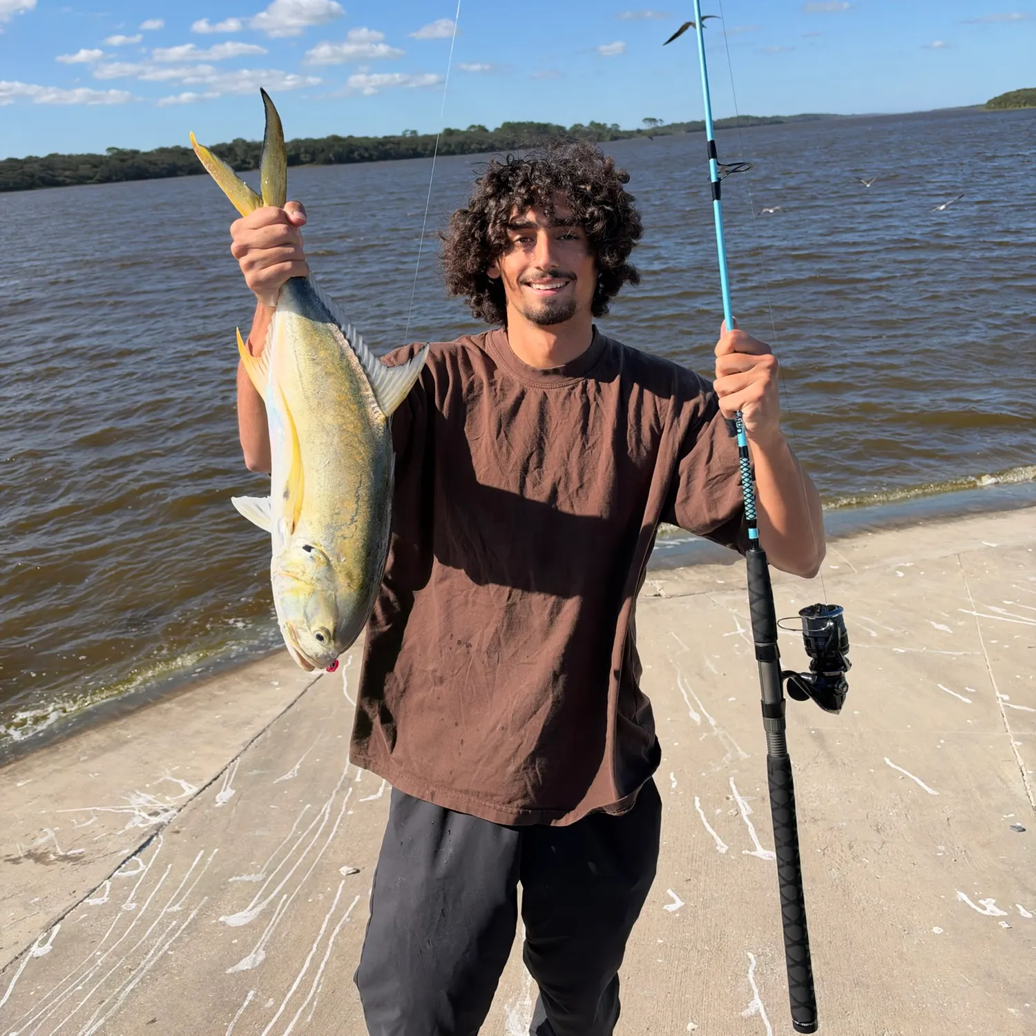 Crevalle jack caught on Fishbrain