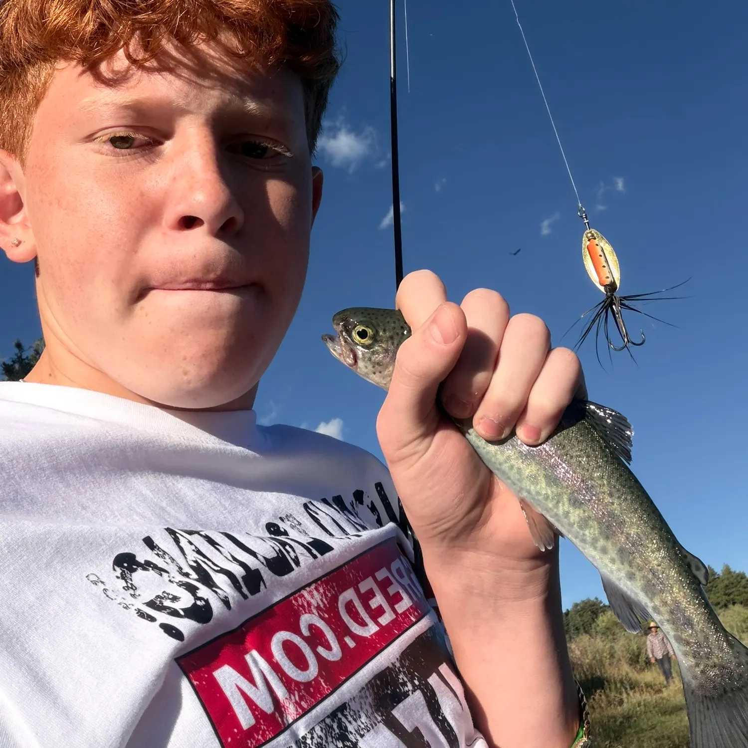 Rainbow trout caught on Fishbrain