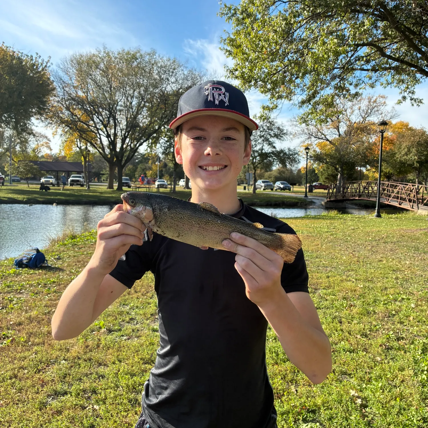 Rainbow trout caught on Fishbrain