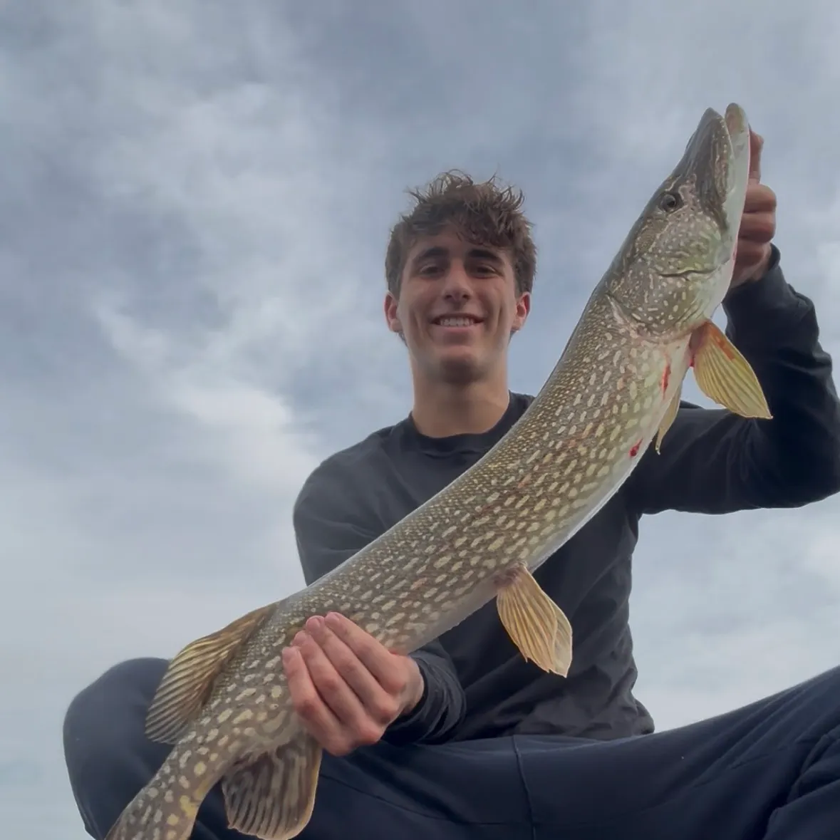 Northern pike caught on Fishbrain