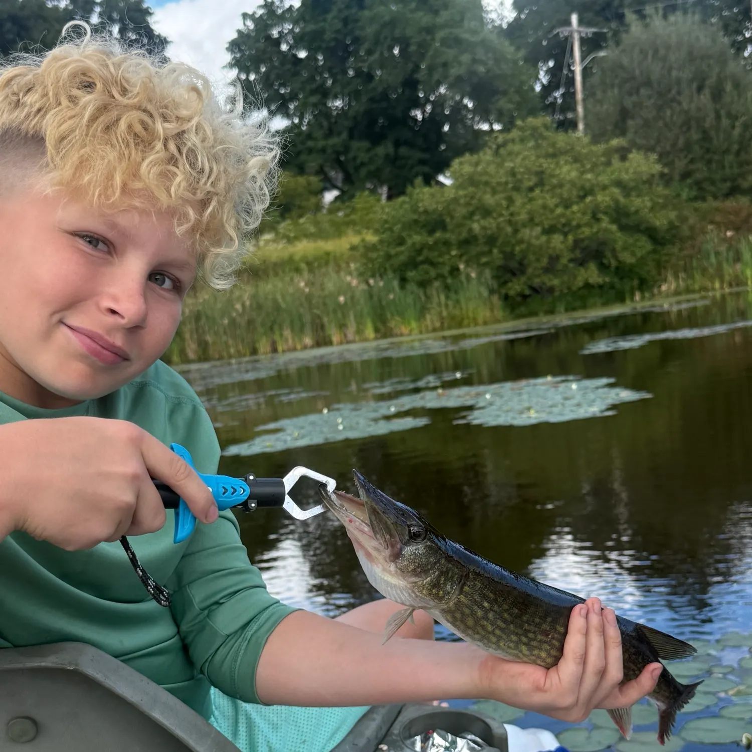 Northern pike caught on Fishbrain