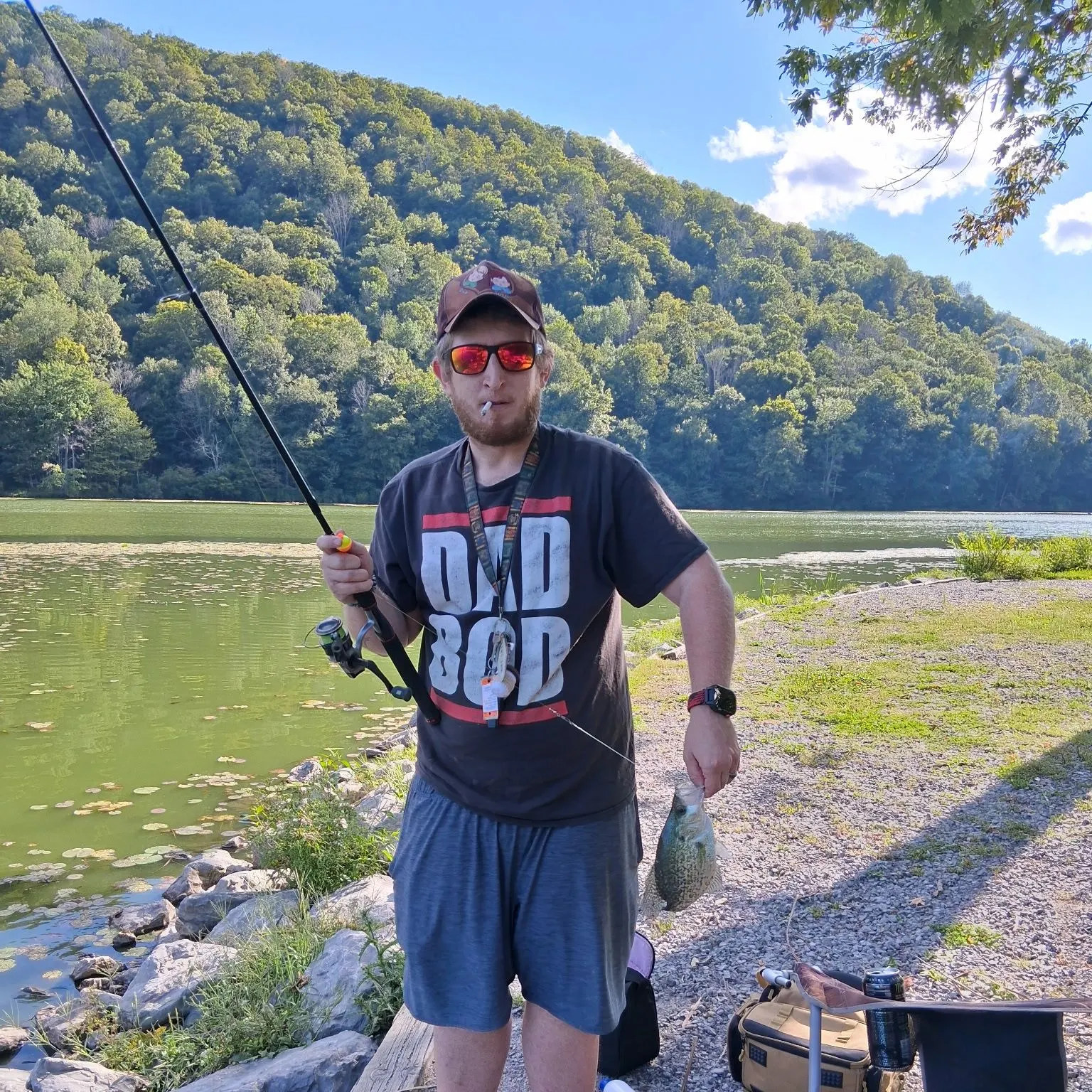 White crappie caught on Fishbrain