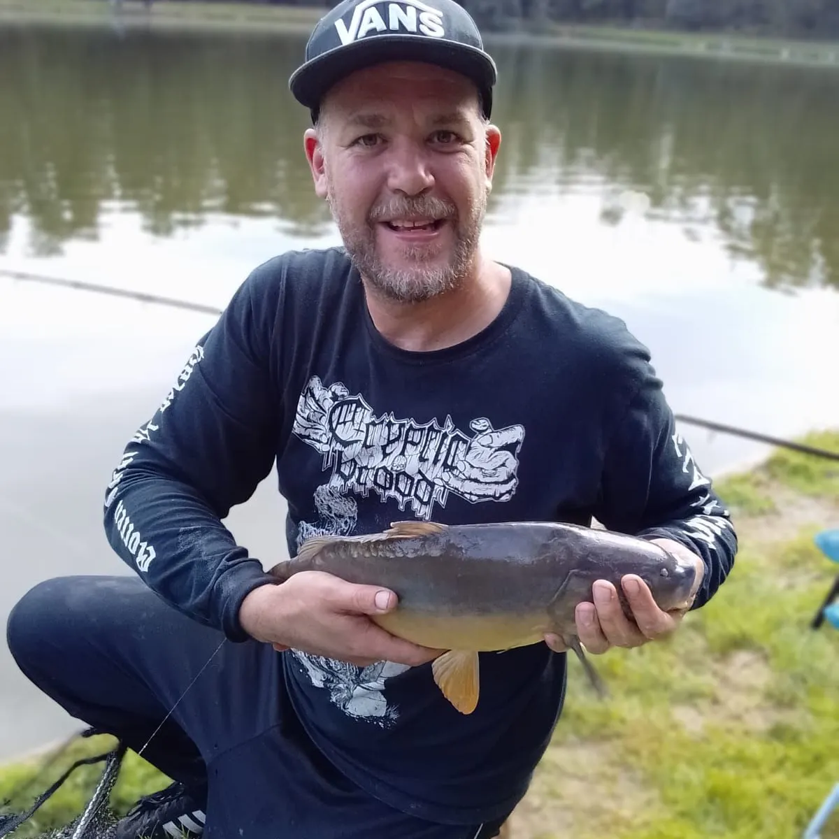 Leather carp caught on Fishbrain