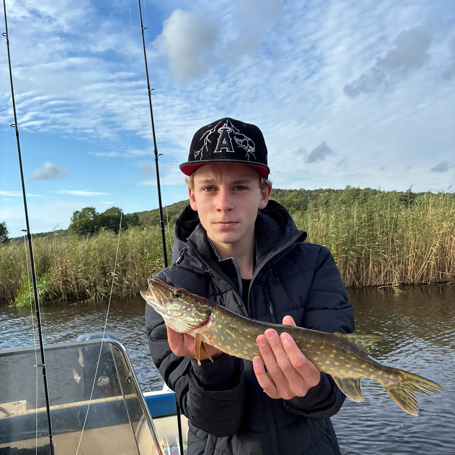 Northern pike caught on Fishbrain