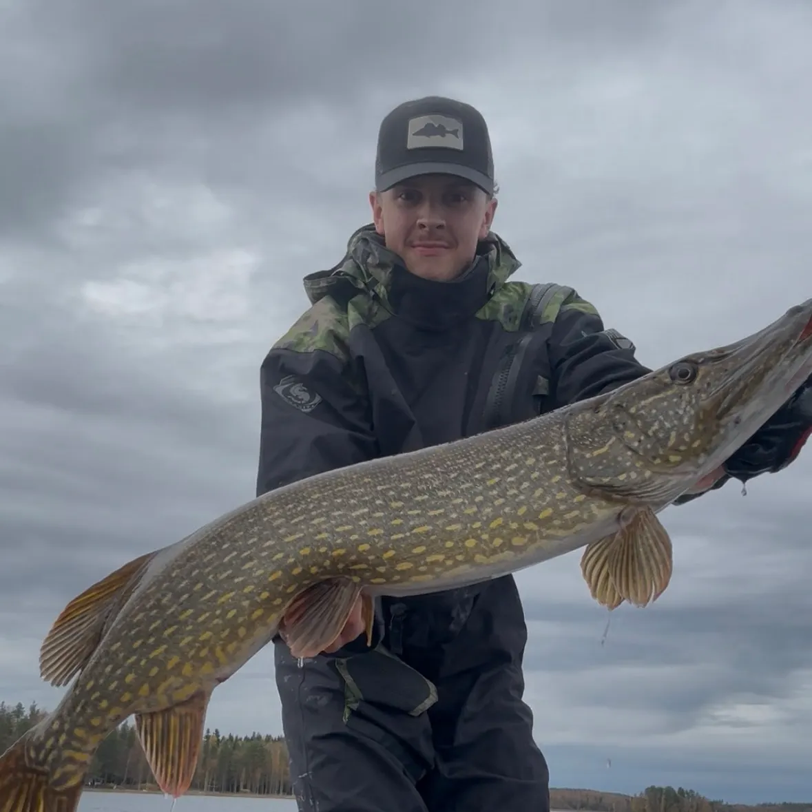 Northern pike caught on Fishbrain