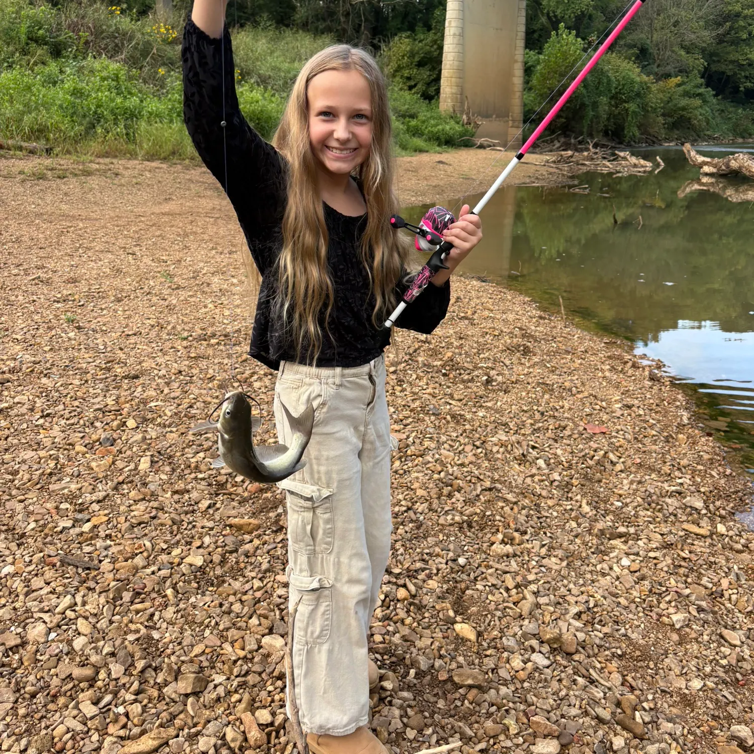 Channel catfish caught on Fishbrain