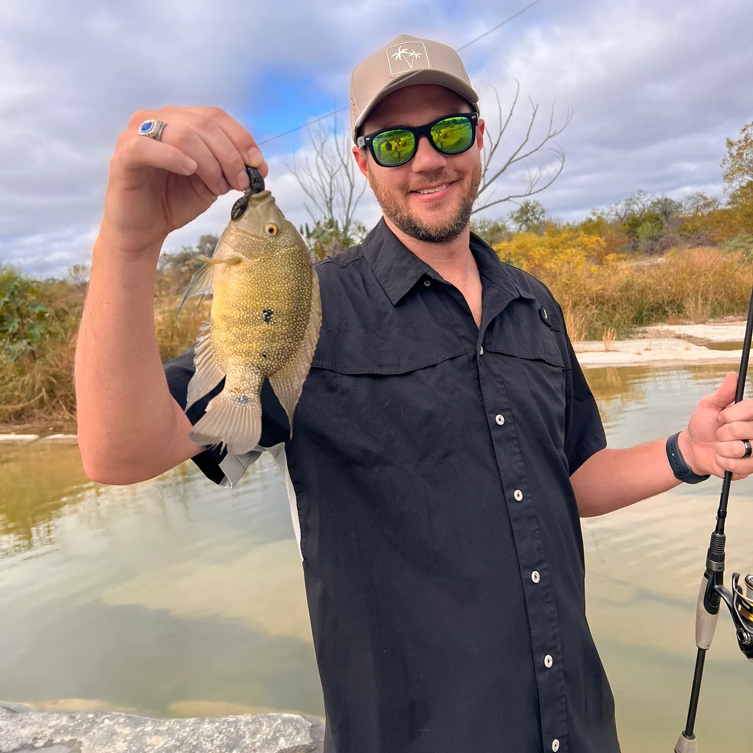 The most recent Rio Grande cichlid catches on Fishbrain